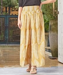 Maunaloa（マウナロア）の「【Maunaloa】バナナリーフ巻きスカート風パレオパンツ（その他パンツ）」