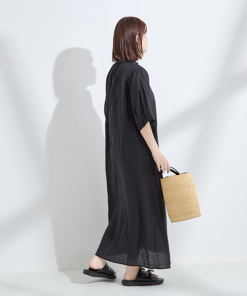 美品 ジャーナルスタンダードレサージュ タックスリーブ ドットワンピース 美品 ジャーナルスタンダードレサージュ タックスリーブ ドット