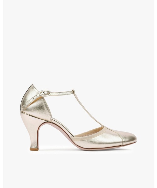 Repetto(レペット)の「〔WEB限定〕Baya Tストラップ パンプス - FRサイズ / V1473VEMD(パンプス・レディース・ゴールド・36/37/38)」の1枚目の写真