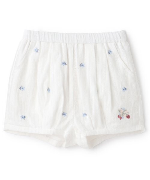 petit main（プティマイン）の「いちご刺しゅうバルーンパンツ（その他パンツ・キッズ・アイボリー/ライトピンク/ライトブルー・80ｃｍ/90cm/110cm/100cm/120cm/130cm）」の8枚目の写真