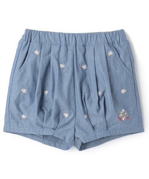 petit main（プティマイン）の「いちご刺しゅうバルーンパンツ（その他パンツ・キッズ・アイボリー/ライトピンク/ライトブルー・80ｃｍ/90cm/110cm/100cm/120cm/130cm）」の9枚目の写真