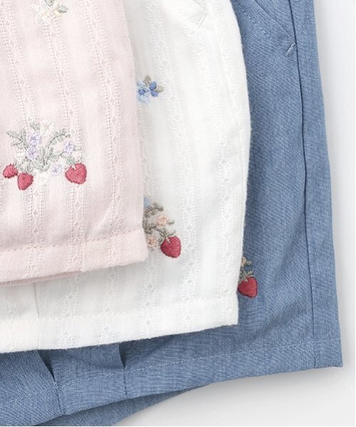 petit main（プティマイン）の「いちご刺しゅうバルーンパンツ（その他パンツ・キッズ・アイボリー/ライトピンク/ライトブルー・80ｃｍ/90cm/110cm/100cm/120cm/130cm）」の14枚目の写真