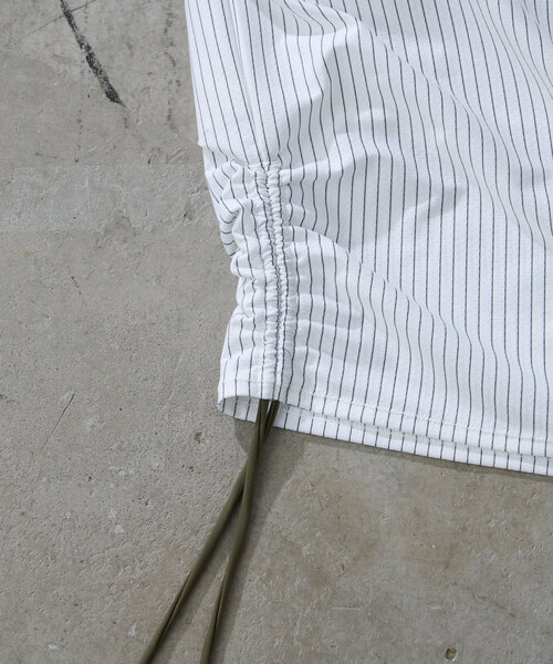 CIAOPANIC TYPY（チャオパニックティピー）の「【WEB限定】シャーリングサイドリボンストライプ水着3点セット（水着・レディース・ブラウン/オフホワイト/グレー・MEDIUM/LARGE/X-LARGE）」の18枚目の写真