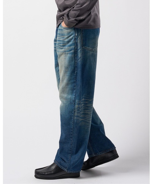 wjk(ダヴルジェイケイ)の「wide banana denim (USED)(デニムパンツ・メンズ・ブラック系その他/ブルー系その他・SMALL/MEDIUM/LARGE/X-LARGE)」の4枚目の写真