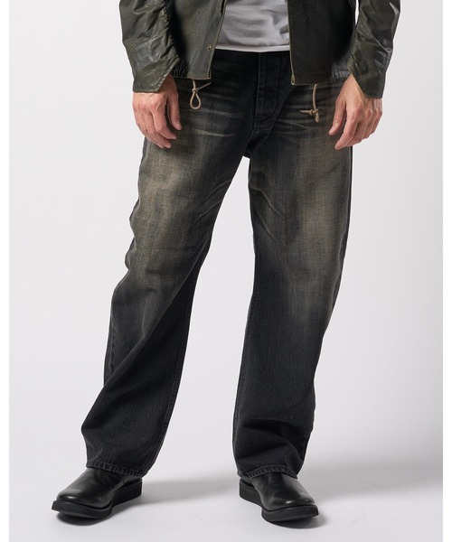 wjk(ダヴルジェイケイ)の「wide banana denim (USED)(デニムパンツ・メンズ・ブラック系その他/ブルー系その他・SMALL/MEDIUM/LARGE/X-LARGE)」の6枚目の写真
