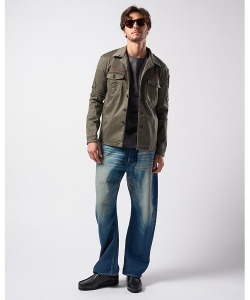 wjk(ダヴルジェイケイ)の「wide banana denim (USED)(デニムパンツ・メンズ・ブラック系その他/ブルー系その他・SMALL/MEDIUM/LARGE/X-LARGE)」の16枚目の写真