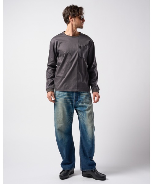 wjk(ダヴルジェイケイ)の「wide banana denim (USED)(デニムパンツ・メンズ・ブラック系その他/ブルー系その他・SMALL/MEDIUM/LARGE/X-LARGE)」の17枚目の写真