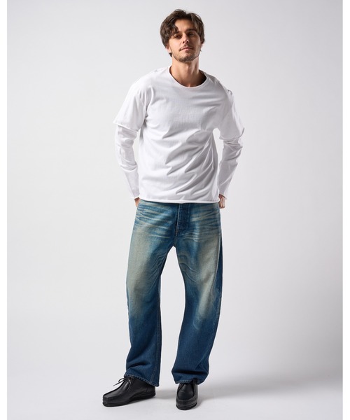 wjk(ダヴルジェイケイ)の「wide banana denim (USED)(デニムパンツ・メンズ・ブラック系その他/ブルー系その他・SMALL/MEDIUM/LARGE/X-LARGE)」の19枚目の写真