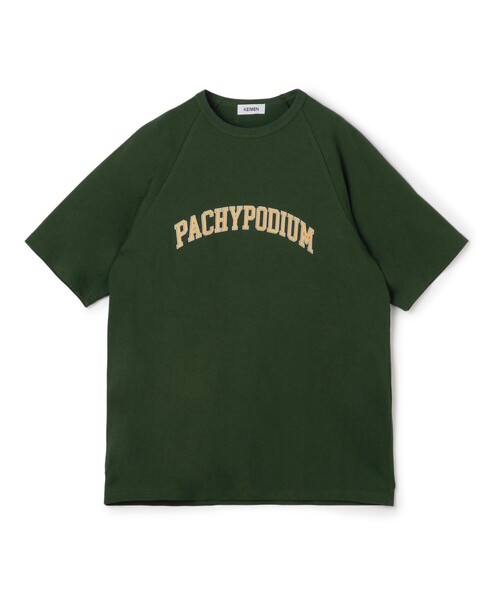TOMORROWLAND HOME(トゥモローランドホーム)の「KEIMEN ×TOMORROWLAND HOME MONSTERA Tシャツ(Tシャツ/カットソー・レディース・カーキ/ホワイト系その他・XL/M)」の1枚目の写真