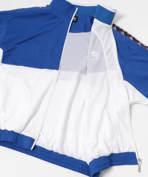 【NVY×WHT】LOTTO JQD TAPE TRACK JACKET セール】LOTTO JQD TAPE TRACK JACKET（その他アウター）｜LOTTO