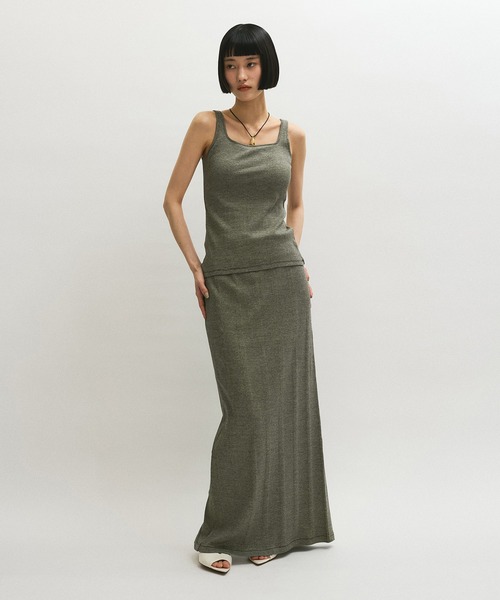 MILLER(ミラー)の「【Miller for ADAM ET ROPE'】別注 Skirt(スカート・レディース・グリーン系その他/ブラック・FREE)」の5枚目の写真