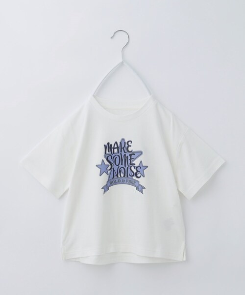 THE SHOP TK （ザ ショップ ティーケー ）の「【110-150/6色展開】アソートプリントTシャツ/洗濯機OK（Tシャツ/カットソー・キッズ・ホワイト系4/ブラック系/ブルーグリーン/ライトオレンジ系1/ブラック/オフホワイト・15 /14/13/12/11）」の2枚目の写真