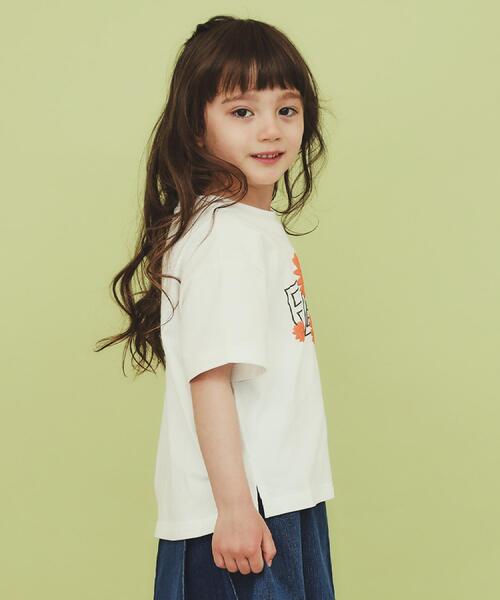 THE SHOP TK （ザ ショップ ティーケー ）の「【110-150/6色展開】アソートプリントTシャツ/洗濯機OK（Tシャツ/カットソー・キッズ・ホワイト系4/ブラック系/ブルーグリーン/ライトオレンジ系1/ブラック/オフホワイト・15 /14/13/12/11）」の12枚目の写真