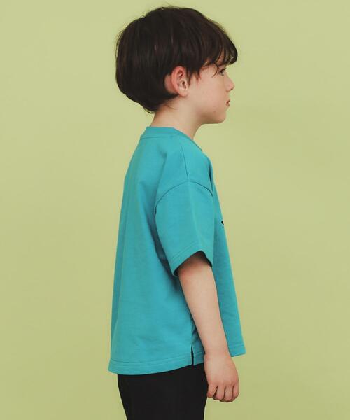 THE SHOP TK （ザ ショップ ティーケー ）の「【110-150/6色展開】アソートプリントTシャツ/洗濯機OK（Tシャツ/カットソー・キッズ・ホワイト系4/ブラック系/ブルーグリーン/ライトオレンジ系1/ブラック/オフホワイト・15 /14/13/12/11）」の21枚目の写真