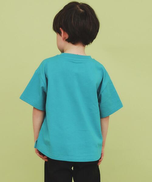 THE SHOP TK （ザ ショップ ティーケー ）の「【110-150/6色展開】アソートプリントTシャツ/洗濯機OK（Tシャツ/カットソー・キッズ・ホワイト系4/ブラック系/ブルーグリーン/ライトオレンジ系1/ブラック/オフホワイト・15 /14/13/12/11）」の22枚目の写真