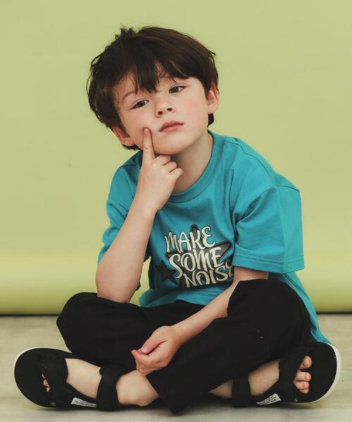 THE SHOP TK （ザ ショップ ティーケー ）の「【110-150/6色展開】アソートプリントTシャツ/洗濯機OK（Tシャツ/カットソー・キッズ・ホワイト系4/ブラック系/ブルーグリーン/ライトオレンジ系1/ブラック/オフホワイト・15 /14/13/12/11）」の5枚目の写真