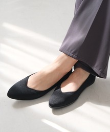 軽量洗えるニットパンプス/ランドリーネット付