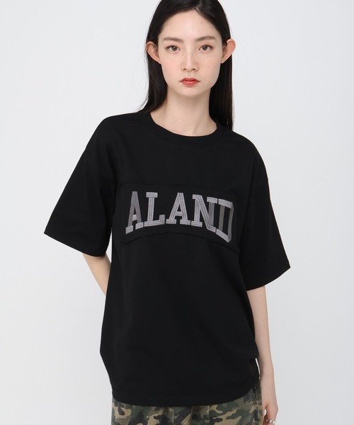 ALAND(エーランド)の「【UNISEX】ALAND/BIGシシュウ半袖T(Tシャツ/カットソー・レディース・ブラック/その他8・MEDIUM/LARGE)」の1枚目の写真