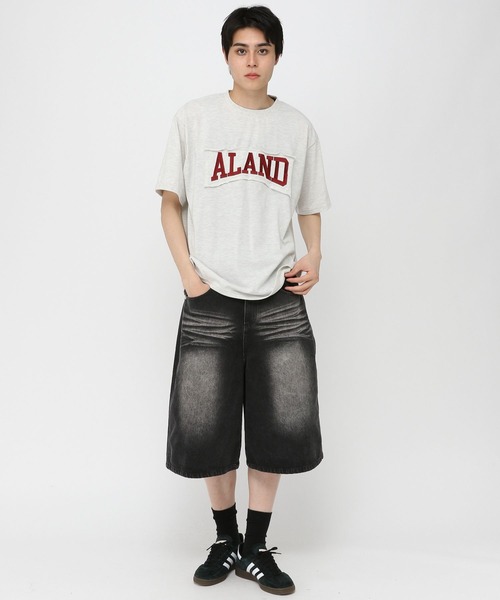 ALAND(エーランド)の「【UNISEX】ALAND/BIGシシュウ半袖T(Tシャツ/カットソー・レディース・ブラック/その他8・MEDIUM/LARGE)」の9枚目の写真