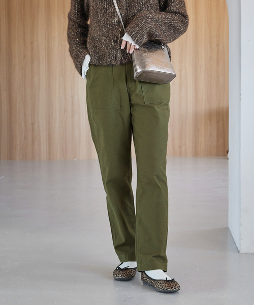JOURNAL STANDARD relume(ジャーナルスタンダード レリューム)の「《WEB限定追加2》ベイカーパンツ(カーゴパンツ・レディース・カーキ/ベージュ・40/38/36/34)」の10枚目の写真
