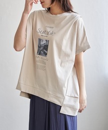 【親子コーデ】ロゴフォトプリントチュニックT