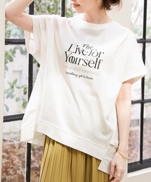 ikka | 【親子コーデ】ロゴフォトプリントチュニックＴ(Tシャツ/カットソー)