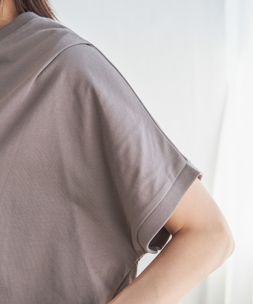 ikka(イッカ)の「【親子コーデ】ロゴフォトプリントチュニックT(Tシャツ/カットソー・レディース・ベージュ/ブラック/オフホワイト/モカ・S/L/M)」の15枚目の写真
