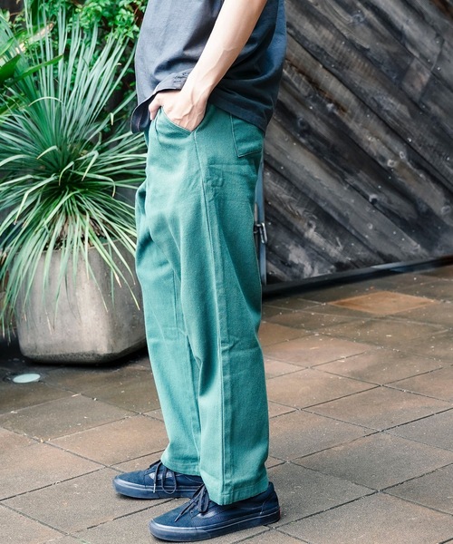 TCSS（ティーシーエスエス）の「PANT/Critical Slide(クリティカルスライド)TCSSワイドシルエットベーシックデザインロングパンツ（その他パンツ・メンズ・ブラック/グリーン/ナチュラル・30inch/32inch/34inch）」の22枚目の写真