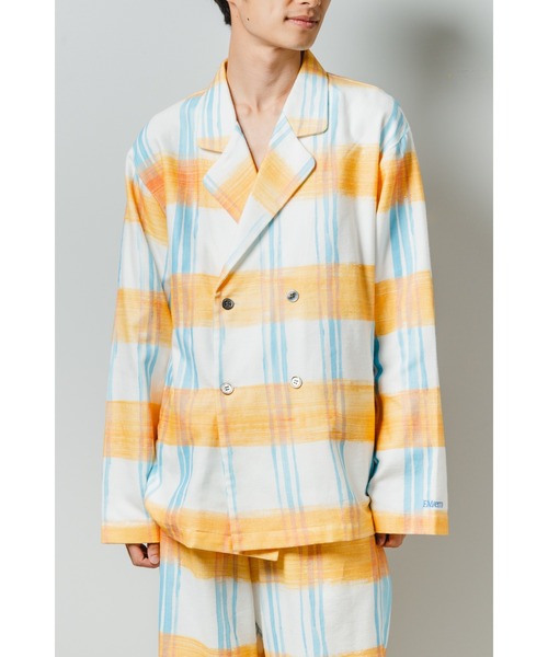 minius(ミニウス)の「【EM(em)】Room wear Tops - Long Sleeve/アートデザインルームウェア/ロングスリーブ(シャツ/ブラウス・レディース・ピンク系その他/ブルー系その他2/オレンジ系その他/ホワイト系その他/ベージュ系その他/レッド系その他/ブルー系その他・MEDIUM/LARGE)」の7枚目の写真