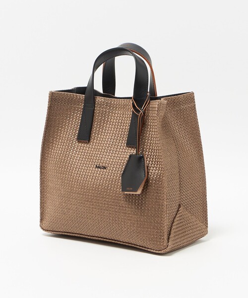 hALON（アーロン）の「＜hALON＞ ライト メッシュ ミニトートバッグ（トートバッグ・メンズ・ダークブラウン/ベージュ・FREE）」の6枚目の写真