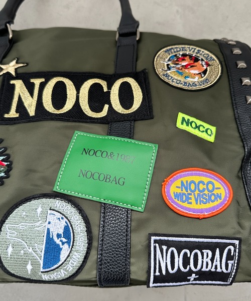 セール】【大容量】ワッペンスタッズデザインボストンバッグ トラベル