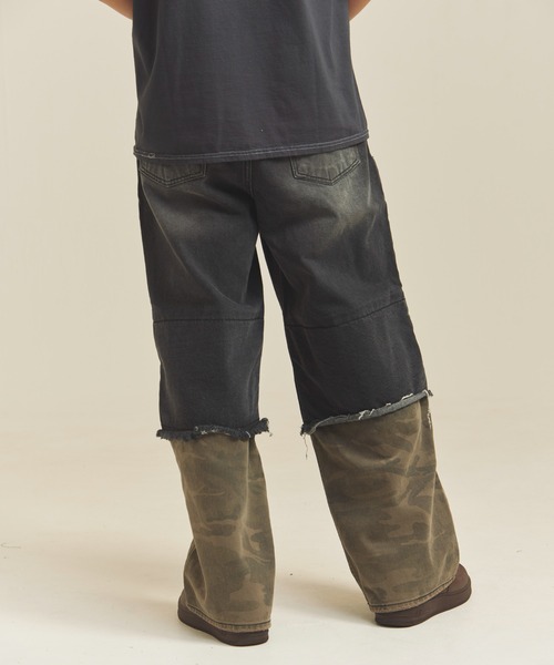 GALLIS ADDICTION（ガリスアディクション）の「GA DOCKING-CAMO DENIM（デニムパンツ・メンズ・インディゴブルー/ブラック・M/L）」の9枚目の写真