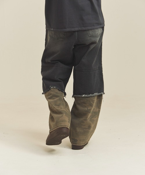 GALLIS ADDICTION（ガリスアディクション）の「GA DOCKING-CAMO DENIM（デニムパンツ・メンズ・インディゴブルー/ブラック・M/L）」の10枚目の写真