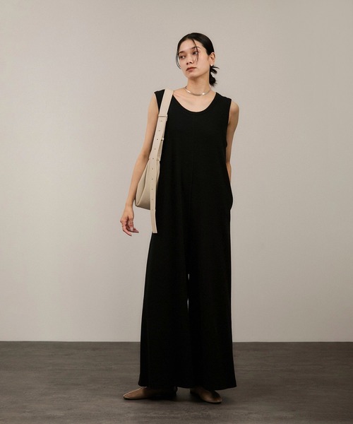 SALON adam et rope'(サロン アダム エ ロペ)の「【WEB限定】スプリットレザームーンショルダー(ショルダーバッグ・レディース・ダークブラウン/オフホワイト/ブラック・FREE)」の12枚目の写真