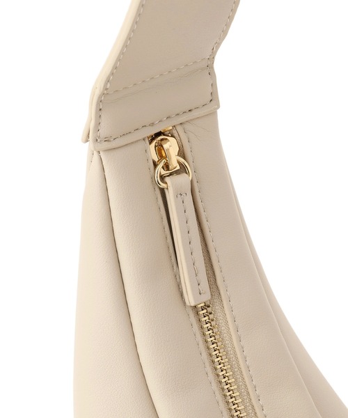 SALON adam et rope'（サロン アダム エ ロペ）の「【WEB限定】スプリットレザームーンショルダー（ショルダーバッグ・レディース・ダークブラウン/オフホワイト/ブラック・FREE）」の19枚目の写真