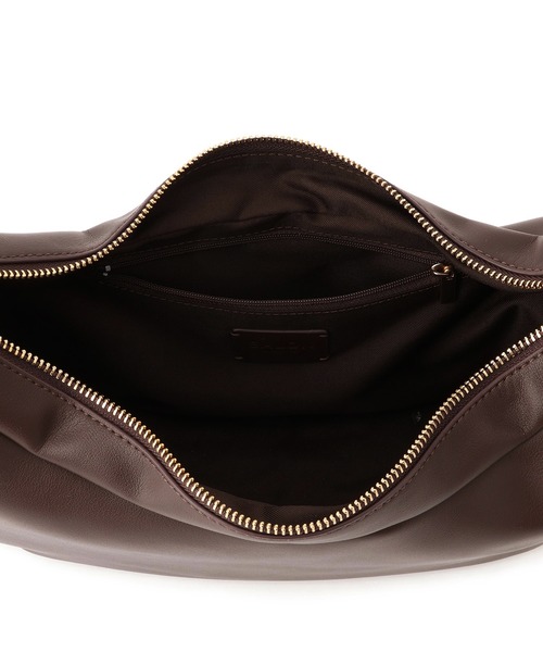 SALON adam et rope'（サロン アダム エ ロペ）の「【WEB限定】スプリットレザームーンショルダー（ショルダーバッグ・レディース・ダークブラウン/オフホワイト/ブラック・FREE）」の13枚目の写真