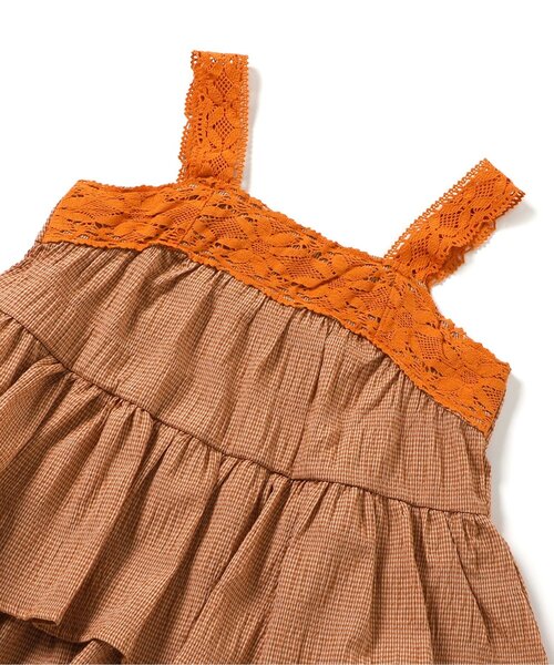 BREEZE(ブリーズ)の「【ジュニア対応】2Pティアードワンピース(ワンピース・キッズ・オレンジ/ブラック・80/90/100/110/120/130/140)」の14枚目の写真