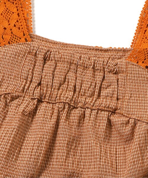 BREEZE(ブリーズ)の「【ジュニア対応】2Pティアードワンピース(ワンピース・キッズ・オレンジ/ブラック・80/90/100/110/120/130/140)」の16枚目の写真