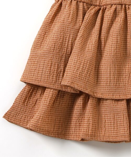 BREEZE(ブリーズ)の「【ジュニア対応】2Pティアードワンピース(ワンピース・キッズ・オレンジ/ブラック・80/90/100/110/120/130/140)」の17枚目の写真