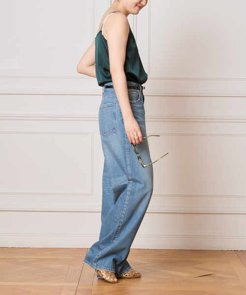 IENA LA BOUCLE(イエナラブークル)の「IENA LA BOUCLE ウォッシャブルシルクMIXキャミソール(キャミソール・レディース・グリーン/カーキ・FREE)」の6枚目の写真