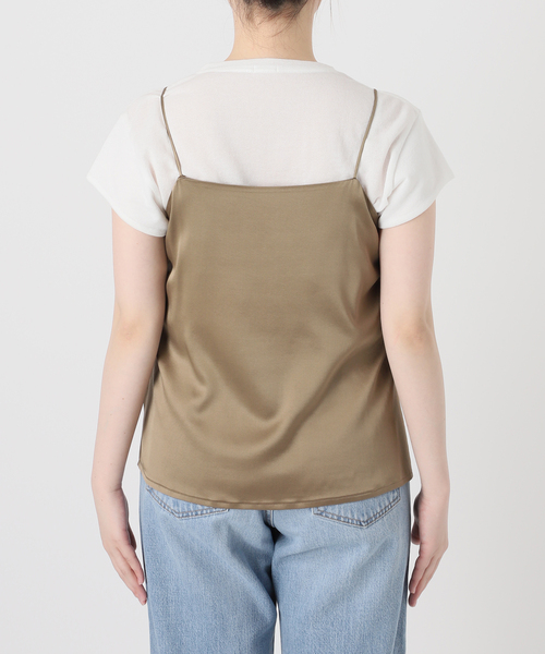 IENA LA BOUCLE(イエナラブークル)の「IENA LA BOUCLE ウォッシャブルシルクMIXキャミソール(キャミソール・レディース・グリーン/カーキ・FREE)」の17枚目の写真