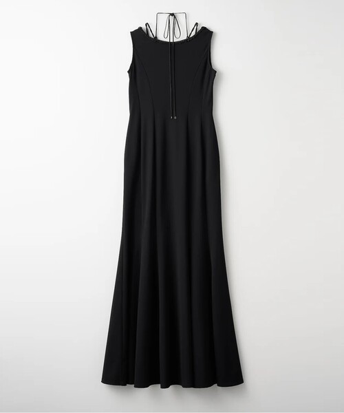 MURRAL/ミューラル】Vine embroidered jersey dress/ヴァイン