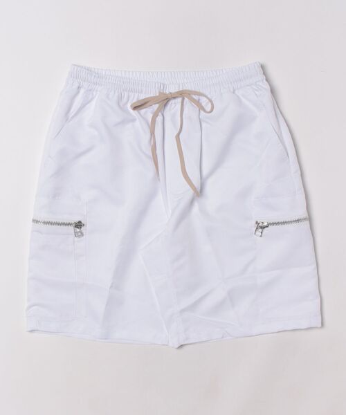 DANKE SCHON(ダンケシェーン)の「【WEB&DEPOT限定】DankeSchon/PT TWILL ZIPCARGO SHORTS(カーゴパンツ・メンズ・ホワイト/ベージュ・M/L)」の4枚目の写真