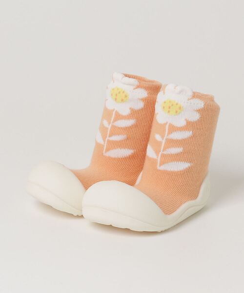 Attipas(アティパス)の「ATTIPAS Flower アティパス フラワー ベビーシューズ(ベビーシューズ/ベビーソックス・キッズ・グレー/ピンク系/ピンク系1・3.5/5.5/4.5/6.5)」の15枚目の写真