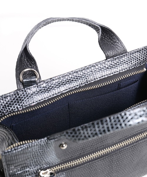 JRA承認　ハンドバッグ リザード 2wayハンドバッグ 日本製 JRA 本革（ハンドバッグ）｜sankyo