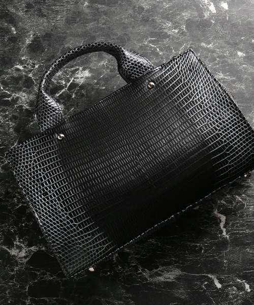 リザード 2wayハンドバッグ 日本製 JRA 本革（ハンドバッグ）｜sankyo