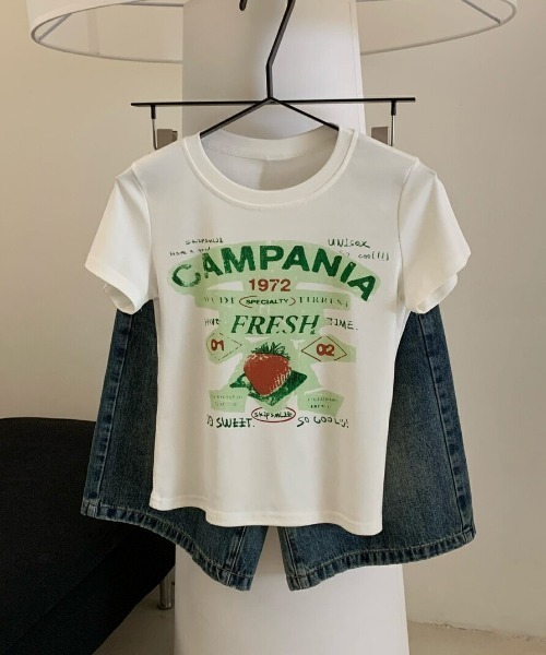 【レトロなカジュアルさ演出♡】DIOR Tシャツ セール】レトロガーリーTシャツ(Tシャツ/カットソー)|Sibra