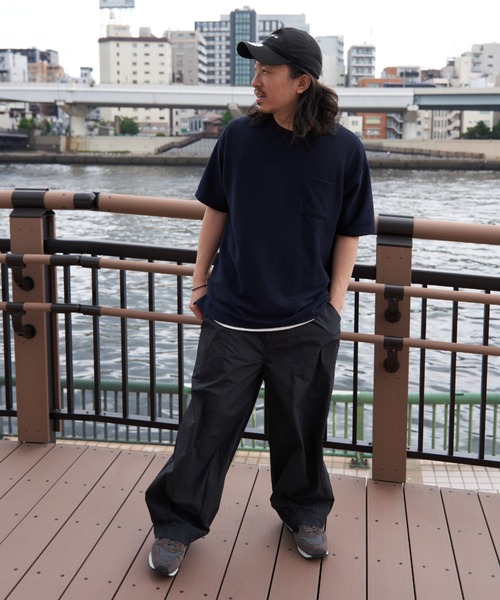 NO NEED(ノーニード)の「リップル半袖Tシャツインナーセット(Tシャツ/カットソー・メンズ・オリーブ/ネイビー/ベージュ・S/M/L/LL)」の20枚目の写真