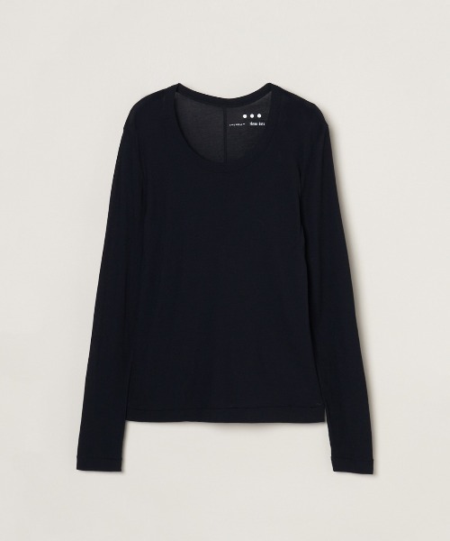 three dots(スリードッツ)の「シアージェシカ(Tシャツ/カットソー・レディース・ブラック/ライトブルー/グレー/チャコールグレー/ブルー/ネイビー/グリーン/イエロー系その他/ライトグレー/ホワイト・SMALL/MEDIUM)」の8枚目の写真