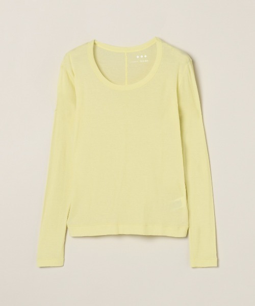 three dots(スリードッツ)の「シアージェシカ(Tシャツ/カットソー・レディース・ブラック/ライトブルー/グレー/チャコールグレー/ブルー/ネイビー/グリーン/イエロー系その他/ライトグレー/ホワイト・SMALL/MEDIUM)」の10枚目の写真